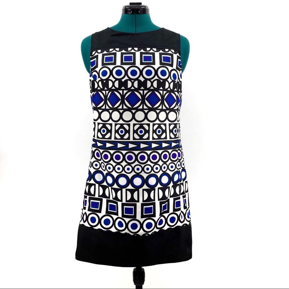 mark. by Avon Geometric Patterned Sleeveless Shift Dress, Medium